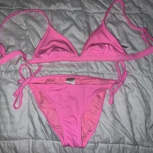 Pink bikini